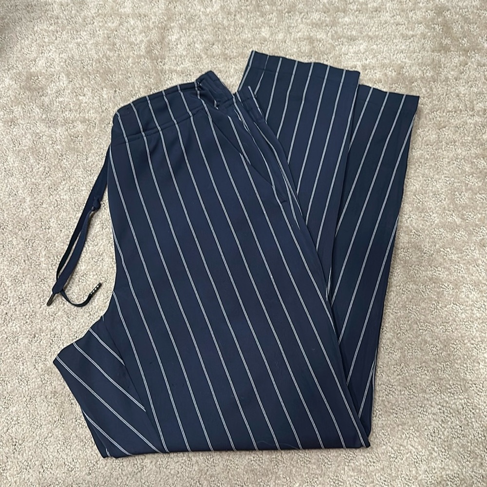 Athleta pinstripe pants